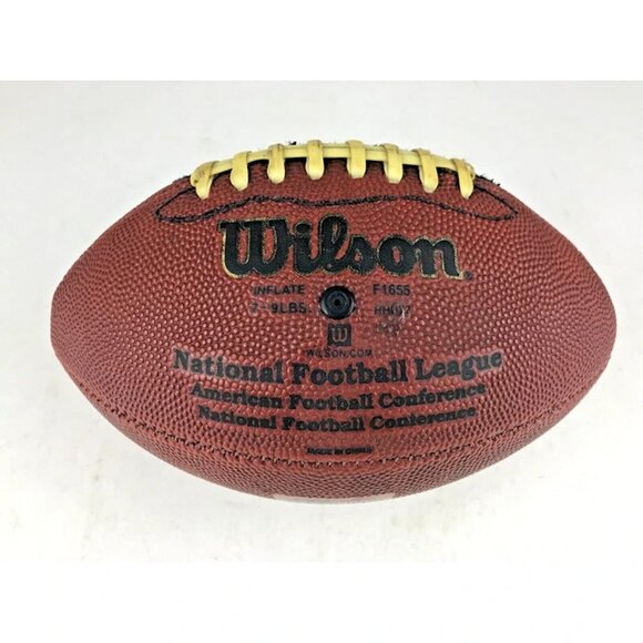 Wilson NFL Pee-Wee Football #F1655 Tackified Composite‎ Leather Brown Black - Picture 2 of 9
